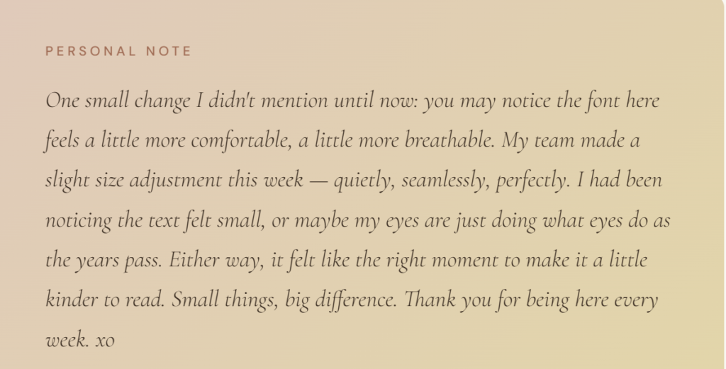 Construction Dust, Henri Snuggles, and the Links I Can't Stop Thinking About screenshot 2026 05 14 101851
