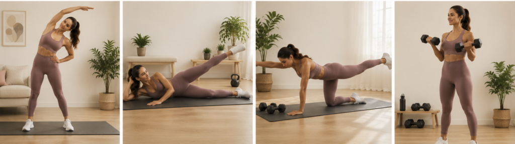 BEGINNER HOME WORKOUT FOR WOMEN: screenshot 2026 07 01 120224
